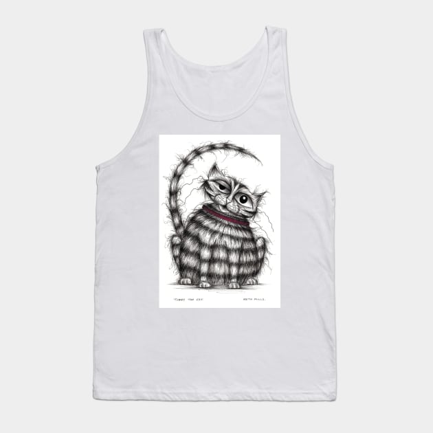 Tubby the cat Tank Top by Keith Mills